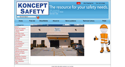 Desktop Screenshot of konceptsafety.com